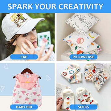 Shuttle Art 30 Colors Dual Tip Fabric Markers for Creations