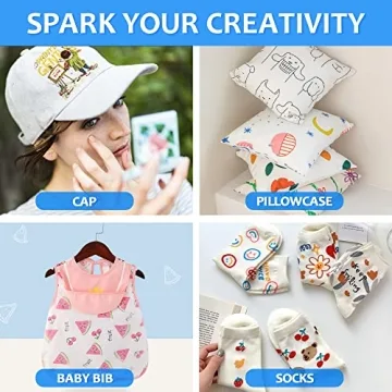 Shuttle Art 30 Colors Dual Tip Fabric Markers for Creations