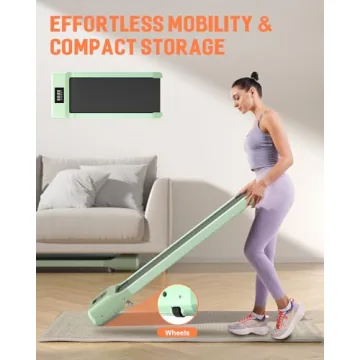 DeerRun Portable Under Desk Walking Pad for Easy Fitness