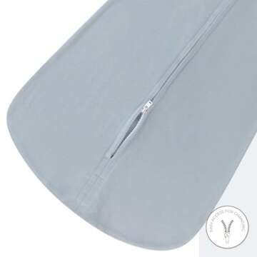 Baby Wearable Blanket - Baby Sleep Sack 100% Interlock Knit Cotton - Sleep Sack 3-6 Months - Comfy Soft Lightweight, 2-Pack Set