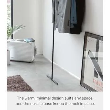 Yamazaki Slim Space-Saving Coat Rack for Modern Homes