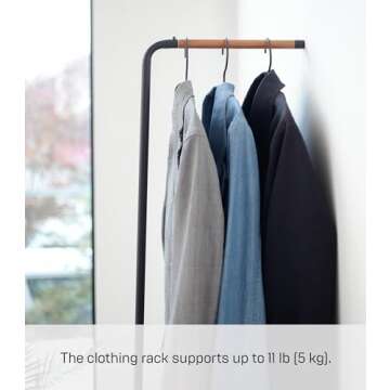 Yamazaki Slim Space-Saving Coat Rack for Modern Homes