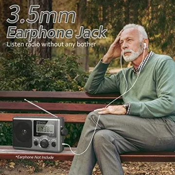 Greadio Portable AM FM Shortwave Radio Best Reception