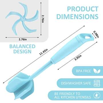 Ourokhome Meat Chopper with 5 Curved Blades for Efficient Cooking