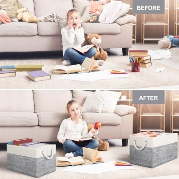 Fab Totes 3-Pack Foldable Storage Bins Stylish Organizers