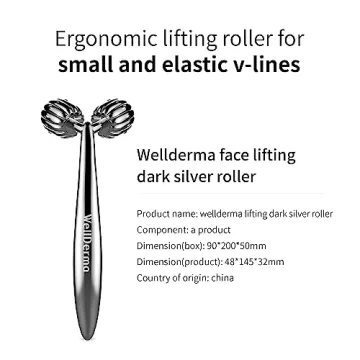 WellDerma Ergonomic Face Lifting Roller for Youthful Skin