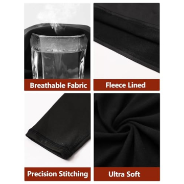 Dalavch Women's Fleece Lined Thermal Shirts for Winter Warmth