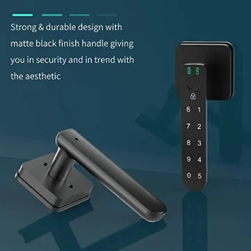 Foxgard Smart Fingerprint Door Lock with Keypad for Secure Access