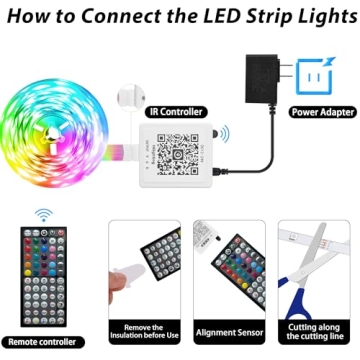 Transform Your Space with 100ft LED Strip Lights