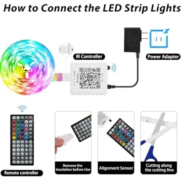 Transform Your Space with 100ft LED Strip Lights