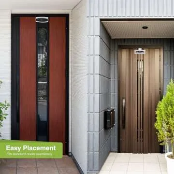 Remo+ DoorCam 3 Over-The-Door Wireless Security Camera, 3-Day Rolling Video Storage with No Subscription, 1080p Video, Night Vision, 2-Way Talk, AI with Human Detection & Alexa Compatibility