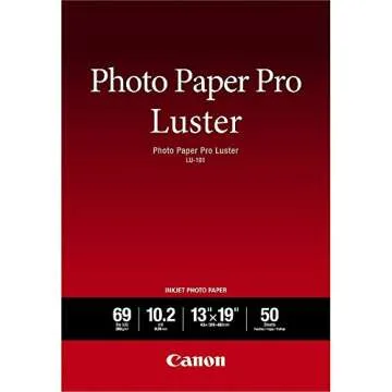 Canon LU-101 13X19(50) Luster Photo Paper, 13" x 19" (50 Sheets)