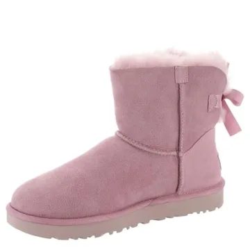 UGG Mini Bailey Bow II Fashion Boot in Dusty Orchid