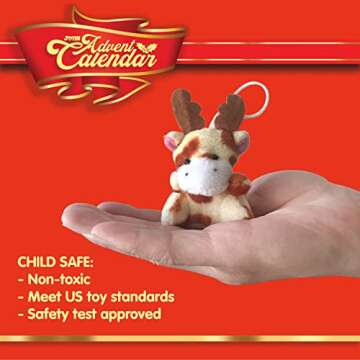 JOYIN Advent Calendar 2024 with Mini Plush Animals