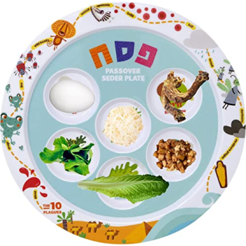 Children's Passover Melamine Seder Plate for Fun