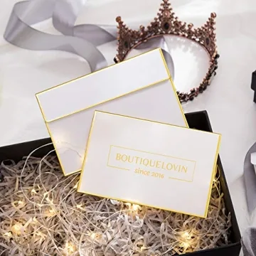 BOUTIQUELOVIN Gold Plated Paperclip Chain Jewelry Set