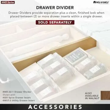 Rev-A-Shelf Trim-to-Fit Kitchen Drawer Organizer