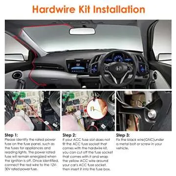 Vantrue 11.5ft Type C USB 12V 24V to 5V Dash Cam Hardwire Kit with Add a Circuit Fuses, Low Voltage Protection for N4, N4 Pro, N5, N2X, E360/ACE, N2 Pro(2023), E1, E1 Lite, E2, E3, S1 Pro, S2, N2S