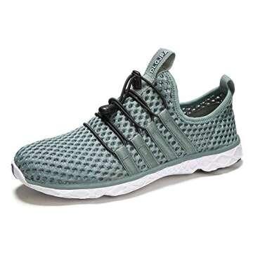 DLGJPA Women's Lightweight Quick Drying Water Shoes for Beach or Water Sports Slip On Walking Shoes