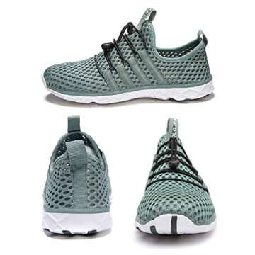 DLGJPA Women's Lightweight Quick Drying Water Shoes for Beach or Water Sports Slip On Walking Shoes