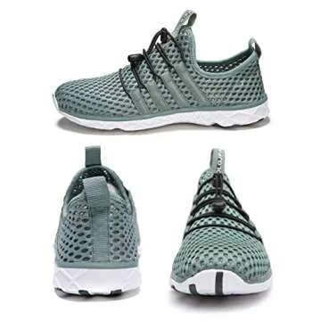 DLGJPA Women's Lightweight Quick Drying Water Shoes for Beach or Water Sports Slip On Walking Shoes