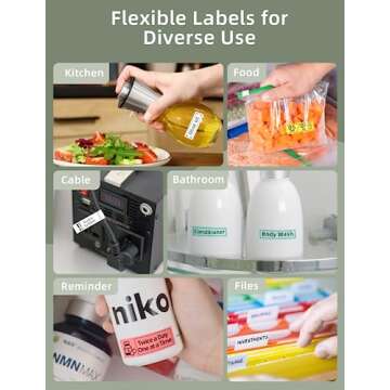 Makeid Q1 HD Label Maker Machine - Vintage Label Makers with Custom Fonts, Templates, Borders, Logos, QR Codes - 300dpi Resolution, Retro Typewriter Keys, Easy to Use - Green