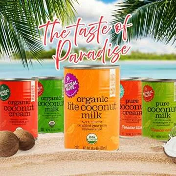 Natural Value Organic Lite Coconut Milk, 13.5 Ounce Cans (Pack of 12)