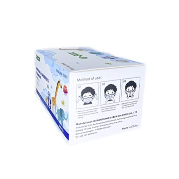 G-BOX Kids Face Masks - 100 Pack, Cute Cartoon Designs