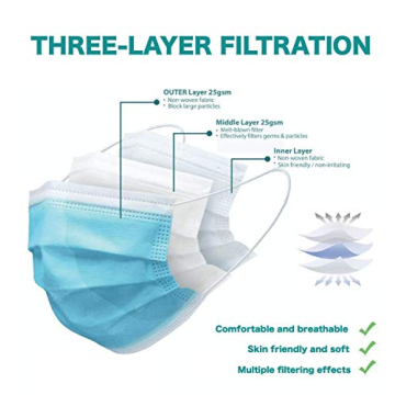 G-BOX Kids Face Masks - 100 Pack, Cute Cartoon Designs