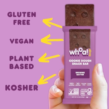 Whoa Dough Edible Cookie Dough Bars - Vegan & Gluten-Free