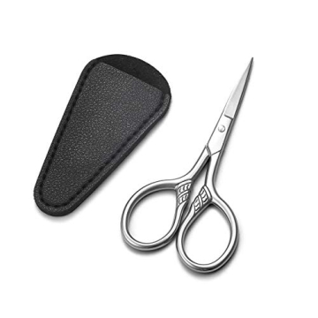 HITOPTY Small Precision Scissors, 3.5inch Stainless Steel Multi-Purpose Vintage Beauty Grooming Kit ...