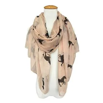 E-Clover Animal Print Scarf for Women - Stylish Gift