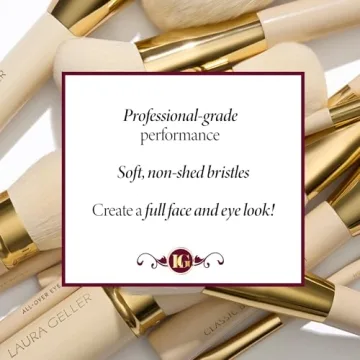 LAURA GELLER Vegan Makeup Brush Set for Flawless Looks