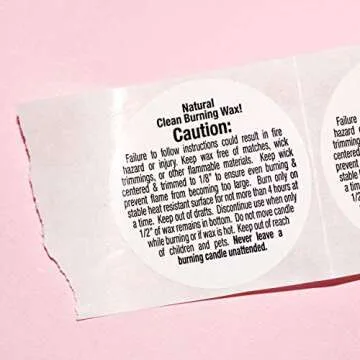 Cool Girl Candles | Think Happy Thoughts Coconut + Hibiscus Scented Candle | All Natural Coconut Soy Wax | The Best Strong Scented Candles for Home Fragrance | Clean Burning | Funny Gifts | 8.5 fl oz