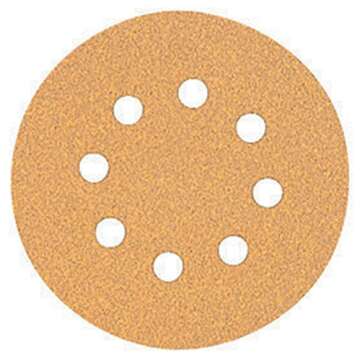 DEWALT DW4303 5-Inch 8-Hole 120-Grit Hook-and-Loop Random Orbit Sandpaper (5-Pack)