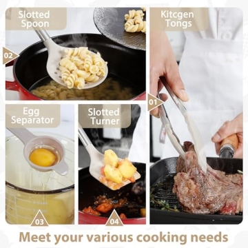 NCUE 28-Piece Silicone Kitchen Utensils Set with Holder