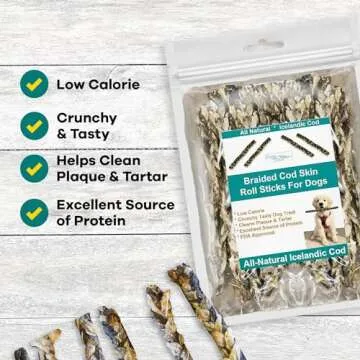 Ocean Tides Cod Skins for Dogs and Cats - 16 oz