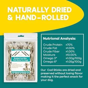 Ocean Tides Cod Skins for Dogs and Cats - 16 oz