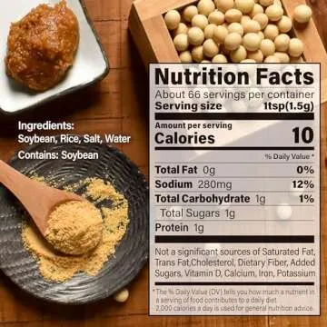 YAMASAN KYOTO UJI Japanese Dry Miso Seasoning, Freeze-Dried Miso Powder, No Additives, Vegan, Delicious Flavor for Various Foods, Made in Japan 100g(3.52oz)