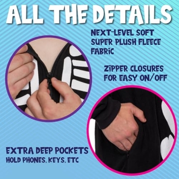 Slim Fit Adult Onesie for Halloween Fun