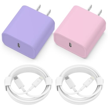 20W USB-C Fast Charger 2 Pack - Bright & Efficient