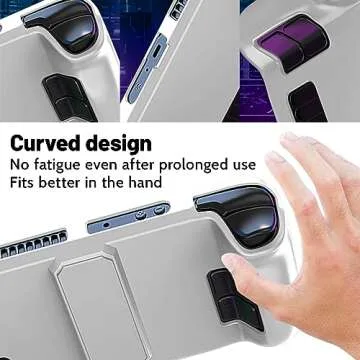 LUPAPA Protective Case for Steam Deck with Kickstand, Non-Slip Protective Shell for Steam Deck Made of PC Material, Accessories for Steam Deck Gaming Handheld