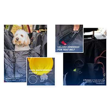 Luxury Waterproof Pet Seat Cover with Bonus Accessories
