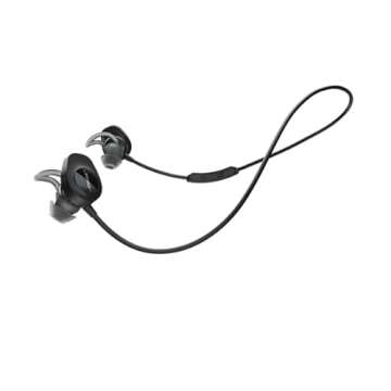 Bose SoundSport Wireless Bluetooth Headphones Headset Black - 761529-0010 (Renewed)