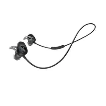 Bose SoundSport Wireless Bluetooth Headphones Headset Black - 761529-0010 (Renewed)