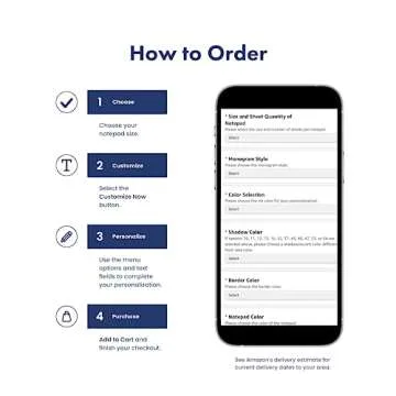 Personalized Monogram Scallop Notepad for Stylish Gifts