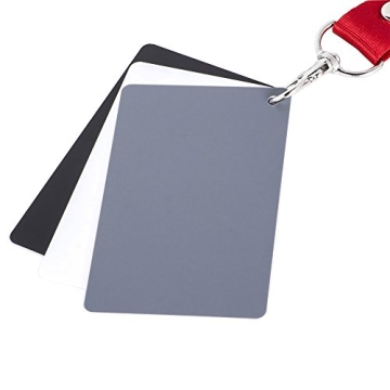 Macolink White Balance Grey Cards 18% Gray Cards Custom Color Calibration DSLR/SLR/Evil Camera Check...