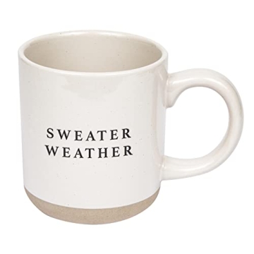 Sweet Water Decor Sweater Weather Stoneware Coffee Mug | Novelty Coffee Mugs | Microwave & Dishwashe...