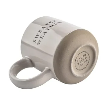 Sweater Weather Stoneware Coffee Mug - Fall Gift Mug