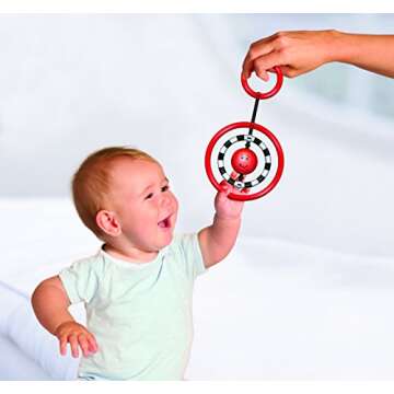 SmartNoggin NogginRings Reaching & Grasping Play Toy - Encourages Baby’s Developmental Milestones ...